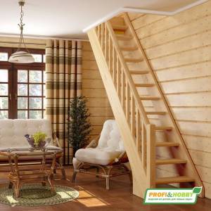 Деревянная лестница ЛС-10у Деревянная лестница ЛС-10у