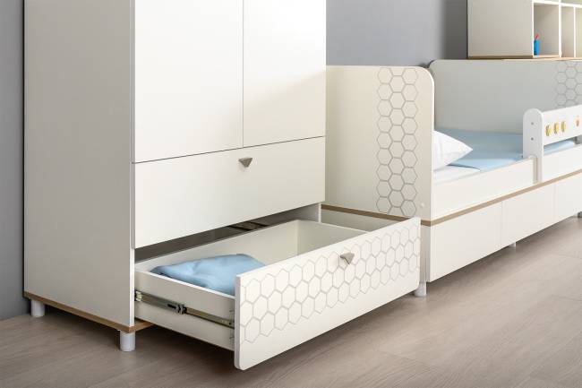 Мебель для детской комнаты Эйп № 1 цвет белый/дуб белый Мебель для детской комнаты Эйп № 1 цвет белый/дуб белый