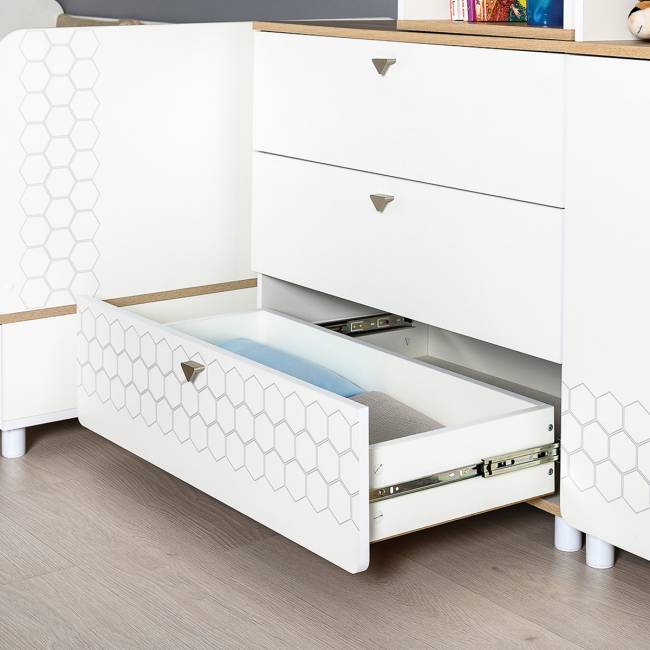 Мебель для детской комнаты Эйп № 1 цвет белый/дуб белый Мебель для детской комнаты Эйп № 1 цвет белый/дуб белый