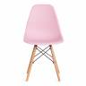 Стул CINDY (EAMES) (mod. 001) / 1 шт. в упаковке дерево бук/металл/сиденье пластик, 51x46x82.5см, светло-розовый/light pink светло-розовый/light pink дерево бук/металл/сиденье пластик