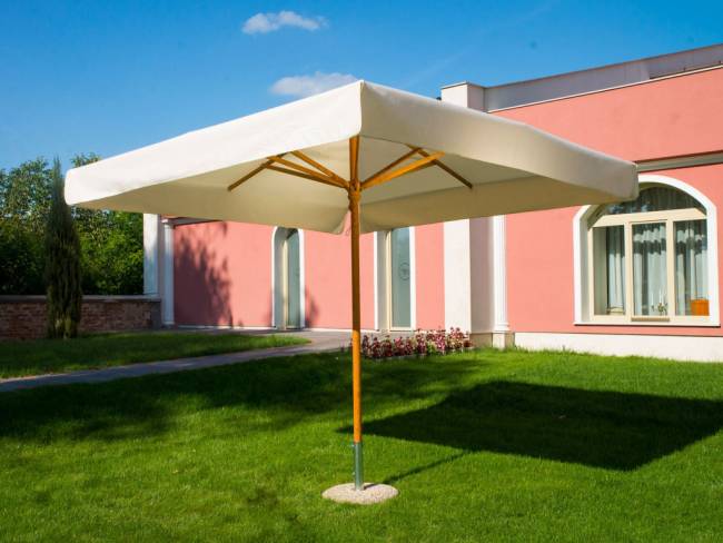 Зонт профессиональный 2х2 м Palladio Standard натуральный, слоновая кость 2000х2000 мм