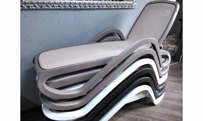 Шезлонг-лежак пластиковый Alfa тортора 1700-1945х710х850 мм Шезлонг-лежак пластиковый Alfa тортора 1700-1945х710х850 мм