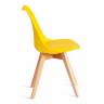 Стул TULIP (mod. 73-1) / 1 шт. в упаковке дерево/пластик/экокожа, 47,5x55x80 см, Желтый (Yellow) Желтый (Yellow) дерево/пластик/экокожа