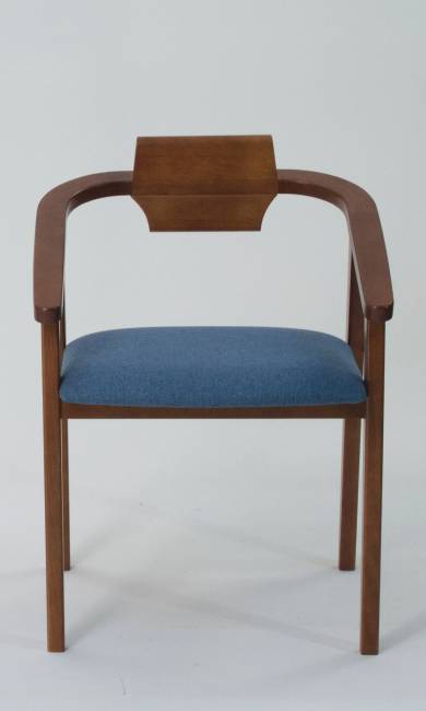 Стул-кресло Челси ПМ орех синий