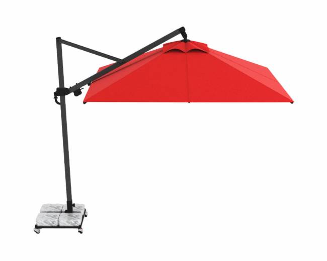 Зонт профессиональный 3х4 м Banana Plus черный, светло-серый 3000х4000 мм Зонт профессиональный 3х4 м Banana Plus черный, светло-серый 3000х4000 мм