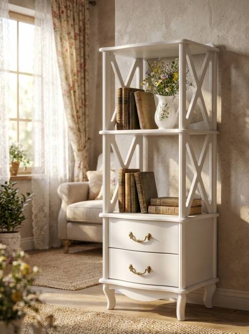 Этажерка Джульетта 2 уровня, молочный дуб Л