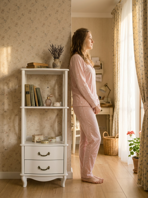 Этажерка Джульетта 2 уровня, молочный дуб Л