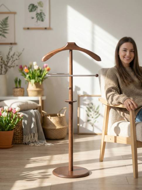 Вешалка костюмная В 25Н средне-коричневый