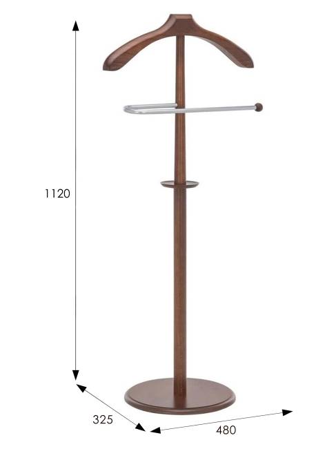 Вешалка костюмная В 25Н средне-коричневый