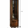 Шкаф-витрина Джульетта, орех Л