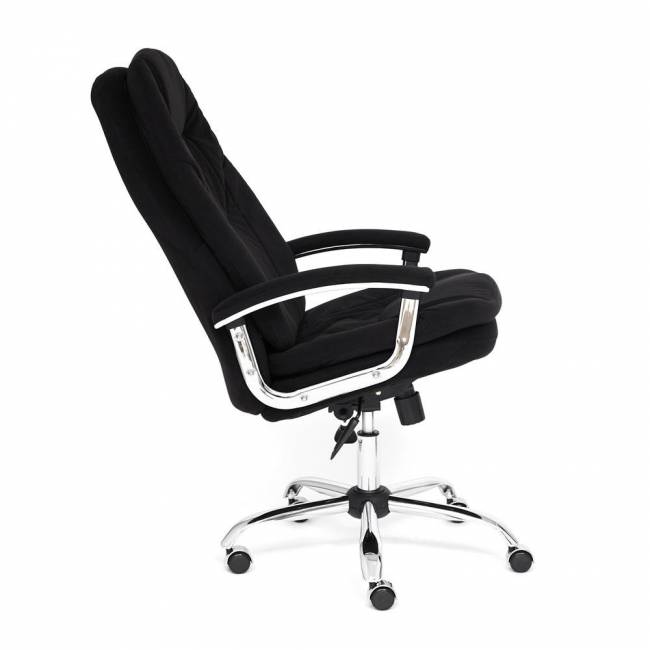 Кресло Софти Люкс/Softy Lux флок , черный, 35 черный флок