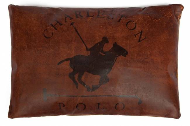 Подушка Secret De Maison POLO ( mod. M-1845 )  кожа буйвола, 60х5х40см, натуральный