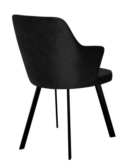 Стул DikLine 345 K21 черный, ножки черные Стул DikLine 345 K21 черный, ножки черные