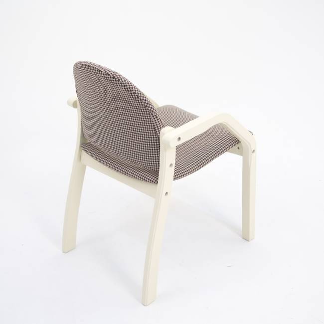 Стул-кресло Джуно 2.0 слоновая кость/гусиная лапка