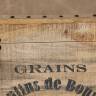 Пуф - сундук Secret De Maison PERRET (mod. M-540 ) дерево манго/ткань хлопок, 45*45*50, натуральный, ткань: винтаж натуральный дерево манго/ткань хлопок