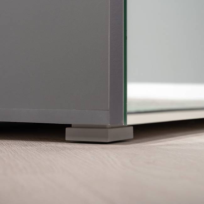 Шкаф для одежды Октава 13.338 цвет серый графит/дуб крафт золотой