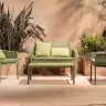 Диван пластиковый Net Bench агава 1160х700х860 мм