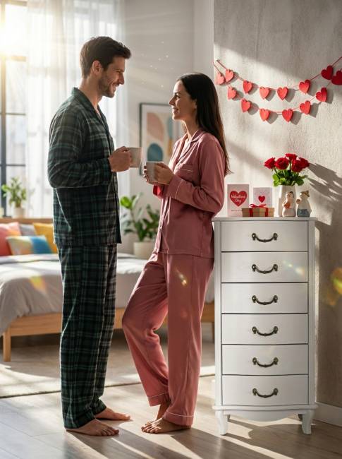 Комод Джульетта узкий 6 ящ., молочный дуб Л