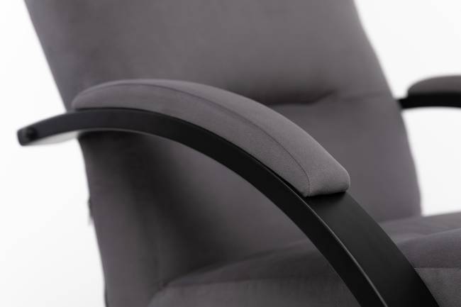 Кресло-качалка Leset Милано Венге V32 серый