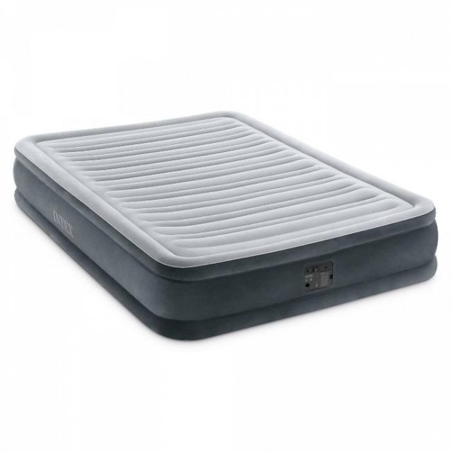 Надувная кровать 137х191х33см "Comfort-Plush" встр.нас. 220В, до 272кг