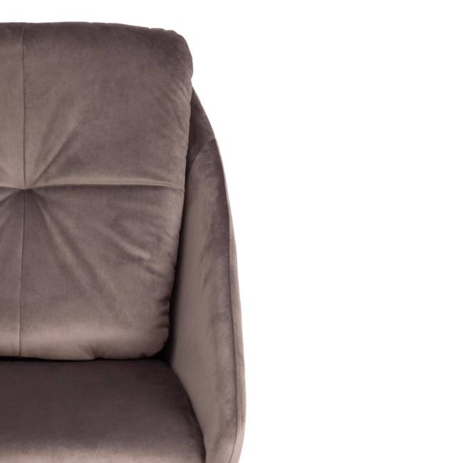 Кресло STAR (mod. CY-1919) вельвет/металл, 68 х 60 х 88 см , серый (HLR 24)/черный (Комплект из 2 шт.) серый (HLR 24)/черный вельвет/металл Кресло STAR (mod. CY-1919) вельвет/металл, 68 х 60 х 88 см , серый (HLR 24)/черный (Комплект из 2 шт.) серый (HLR 24)/черный вельвет/металл