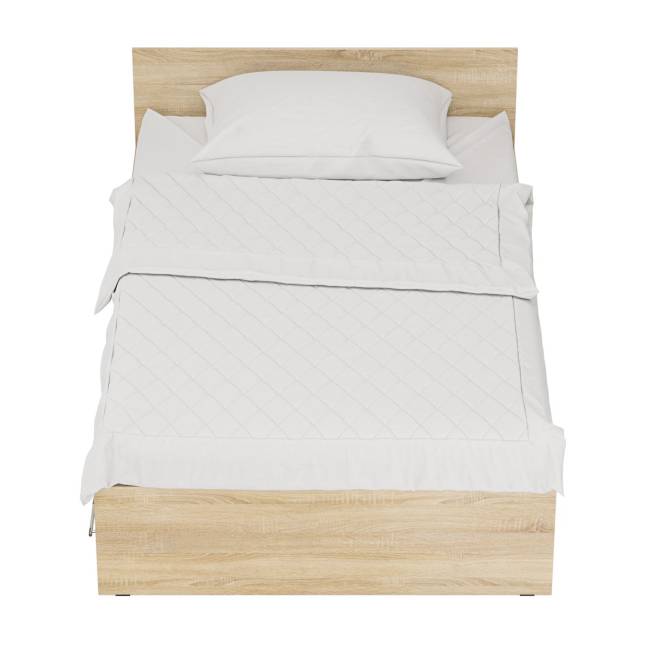 Кровать с ящиками Стандарт 1200 цвет дуб сонома