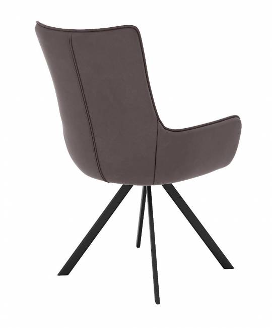 Стул DikLine 289 поворотный E09 капучино, ножки черные