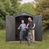 Пластиковый сарай WoodLook 7'х12 (60311)