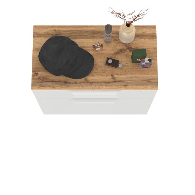 Тумба для обуви Октава 16.127 цвет белый шагрень/дуб крафт золотой Тумба для обуви Октава 16.127 цвет белый шагрень/дуб крафт золотой