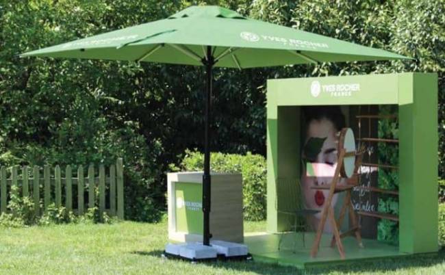 Зонт профессиональный 3х3 м Lux Telescopic бежевый 3000х3000 мм Зонт профессиональный 3х3 м Lux Telescopic бежевый 3000х3000 мм