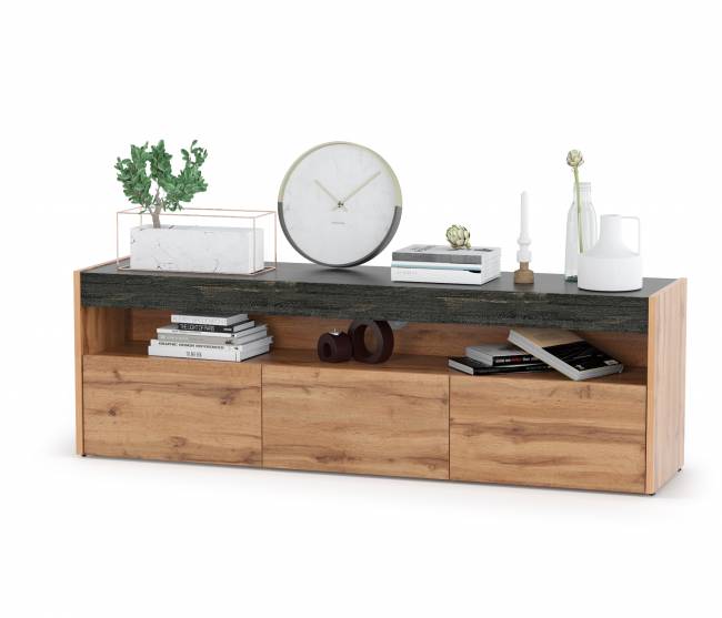 Тумба под ТВ 13.272 цвет дуб вотан/интра