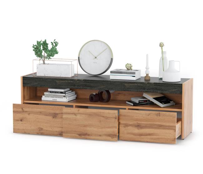 Тумба под ТВ 13.272 цвет дуб вотан/интра