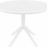 Стол пластиковый Sky Table Ø105 белый Ø1050х740 мм