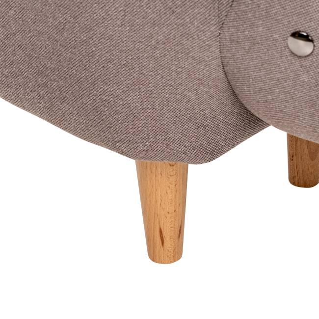 Пуф Leset Носорожек Milos 16, компаньон Milos 02 Бук