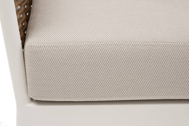 "Тоскана" лаунж-зона из искусственного ротанга, цвет соломенный