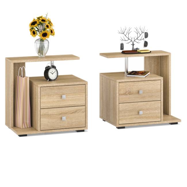 Кровать 1800 Камелия + две тумбы цвет дуб сонома Кровать 1800 Камелия + две тумбы цвет дуб сонома