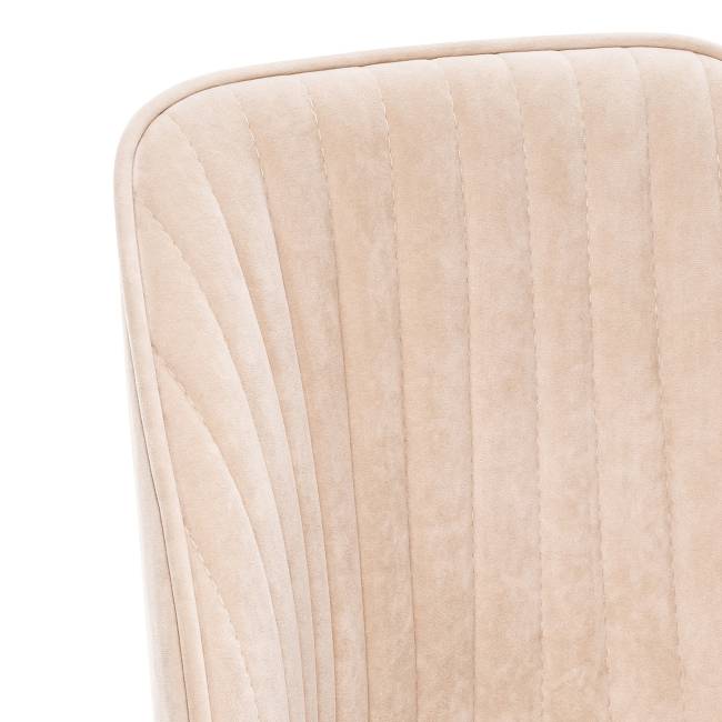 Стул Leset Арман 360 (поворотный механизм) Бежевый Чёрный