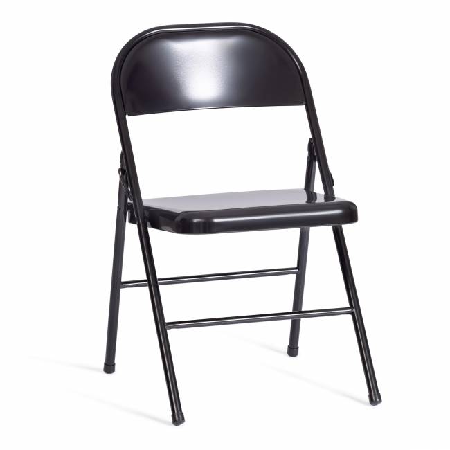 Стул складной FOLDER (mod. 3023(II)) металлический, 46,5 x 48 x 75, (Black) (Комплект из 6 шт.) (Black) металлический