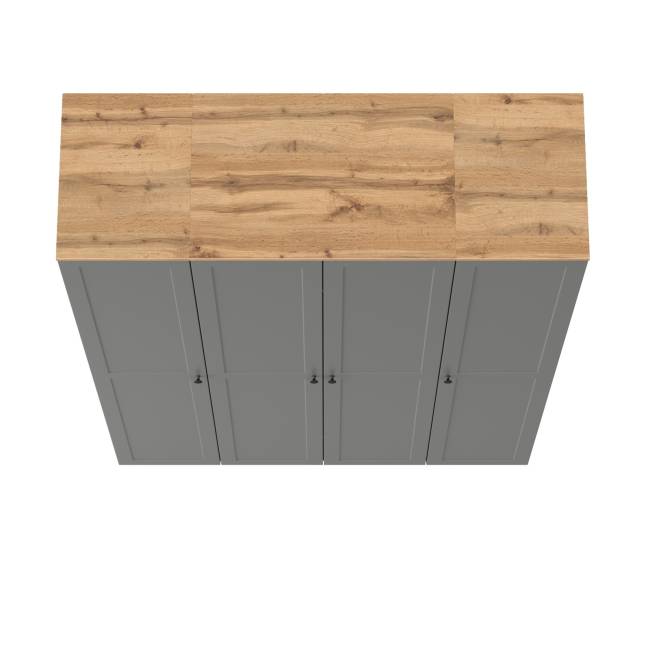 Набор шкафов Остин № 2 цвет серый графит/дуб крафт золотой Набор шкафов Остин № 2 цвет серый графит/дуб крафт золотой
