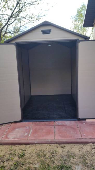 Сарай "Манор 6x8DD" (размеры 177х230 см), бежевый