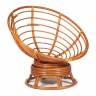Кресло-качалка PAPASAN/ПАПАСАН w 23/01 B /с подушкой/ 115х78х104 см, Cognac (коньяк), ткань Старт Cognac (коньяк)