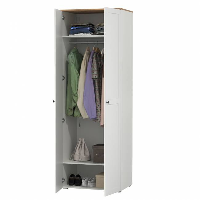 Шкаф Остин 13.224 цвет белый шагрень/дуб крафт золотой Шкаф Остин 13.224 цвет белый шагрень/дуб крафт золотой