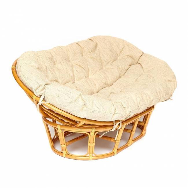 Диван MAMASAN/МАМАСАН 23/02 W /с подушкой/ подушка 182х119 см, 169х102х80 см, Honey (мед), ткань, Старт Honey (мед)