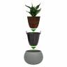 Кашпо для цветов Beton Bowl DKB290-422U бетон 2 предмета 3,9 л
