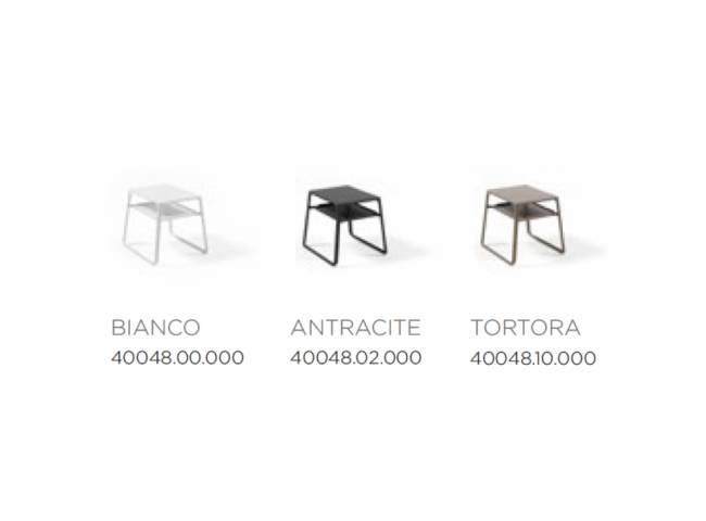 Столик пластиковый для лежака Pop белый 440х395х385 мм Столик пластиковый для лежака Pop белый 440х395х385 мм