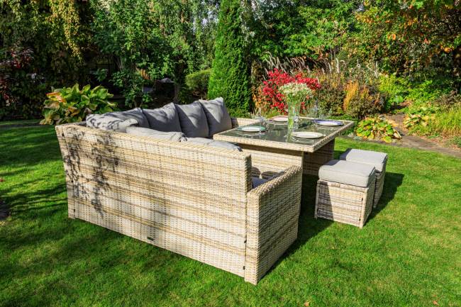 ZORRO бежевый комплект мебели из искусственного ротанга