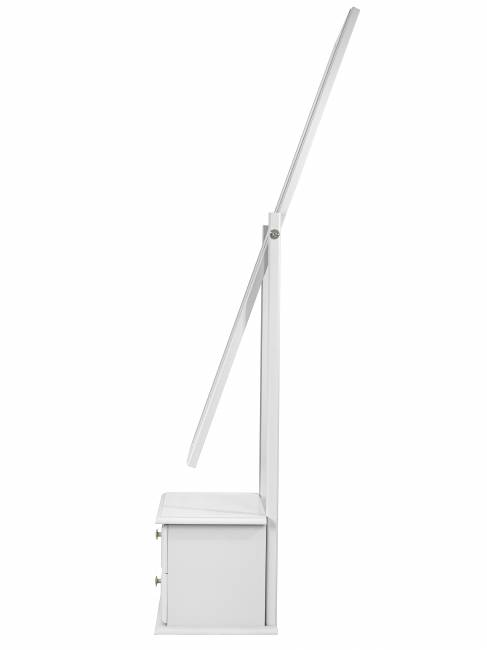 Зеркало с тумбой Селена белый 151 см х 46 см