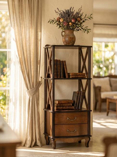 Этажерка Джульетта 2 уровня, орех Л