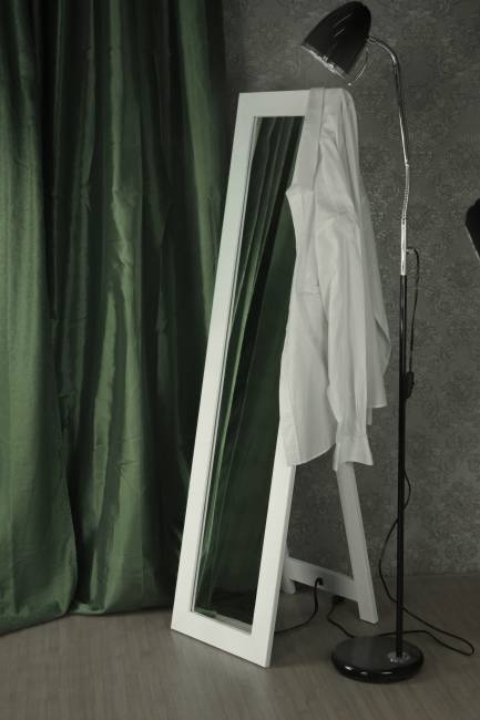 Зеркало напольное BeautyStyle 8 белый 138 см х 35 см