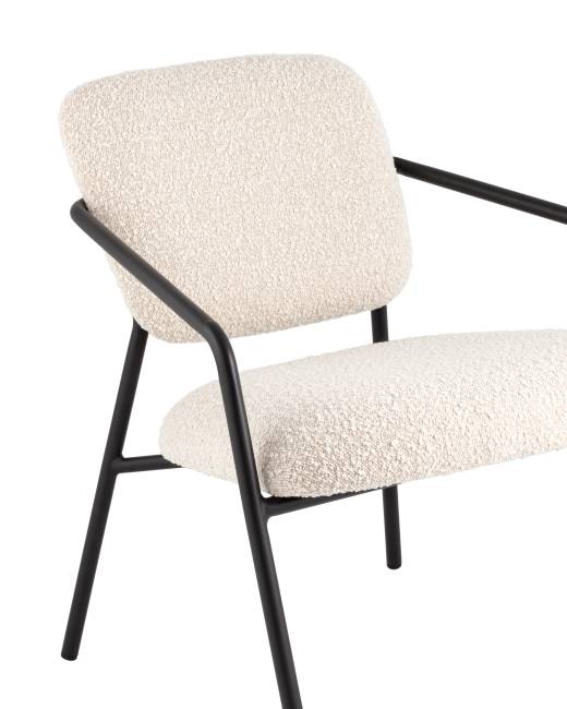 Кресло лаунж Rooney белый